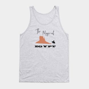 Monument Valley Egypt, black brown Tank Top